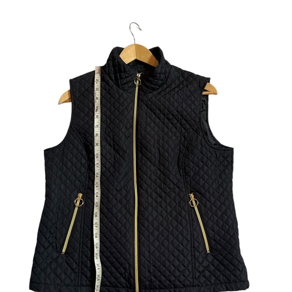 BLACK RIVET BRAND QUILTED VEST SIZE LARGE - Picture 6 of 6